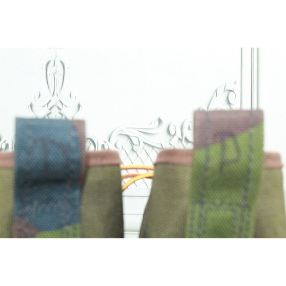 LL BEAN Green Canvas Lace Up Insulated Duck Boots Size 9 - Picture 8 of 9